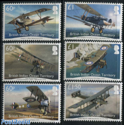 Planes from World War I 6v