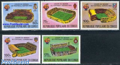Football games Spain 1982 5v