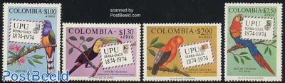 UPU Centenary, birds 4v