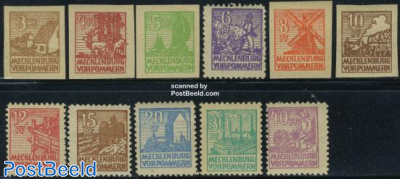 Mecklenburg-Vorpommern, definitives 11v