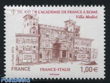 French Academy Rome 1v, Joint Issue Italy