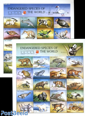 Endangered species 40v (2 m/s)