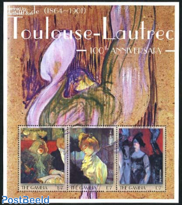 Henri de Toulouse-Lautrec 3v m/s