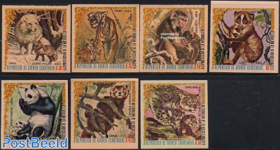 Asian animals 7v imperforated