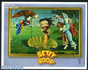 Betty Boop standing in shell s/s