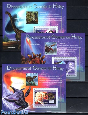 Halleys comet / Dinosaurs 3 s/s