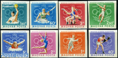 Olympic committee 8v imperforated