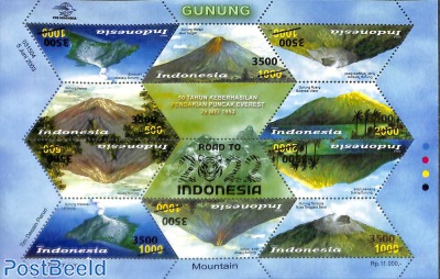 Road to Indonesia, Gunung overprints m/s