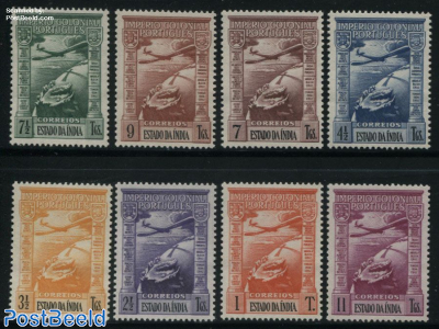 Airmail definitives 8v