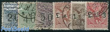 Money order stamps 6v