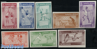 Olympic games 8v, imperforated