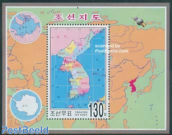 Map of Korea & poles s/s