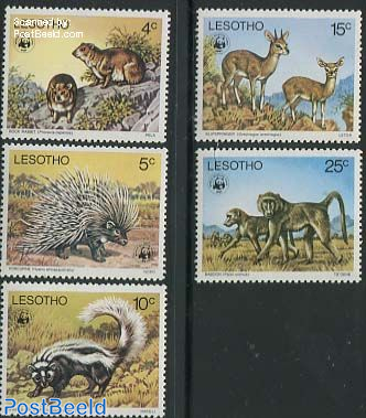 WWF, Animals 5v