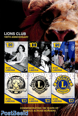 Lions Club centenary 6v m/s
