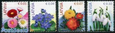 Definitives, Flowers 4v (with year 2017)