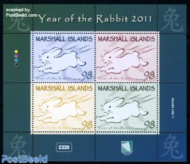Year of the rabbit 4v m/s