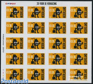 Moving stamps minisheet