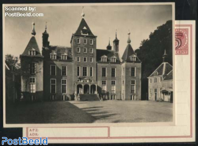 Postcard 5c on 7.5c, Castles No. 12, Renswoude