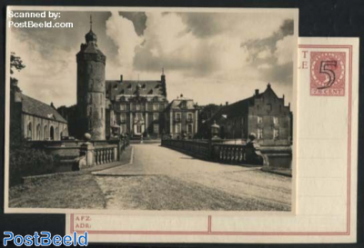 Postcard 5c on 7.5c, Castles No. 15, Dalfsen