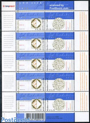 Joh. Enschede minisheet