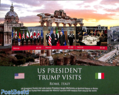Donald Trump visits Rome 3v m/s