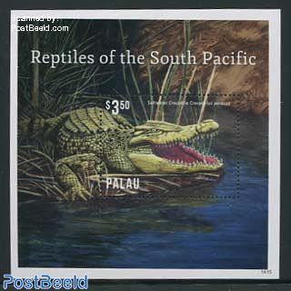 Reptiles of the South Pacific s/s, Crocodile