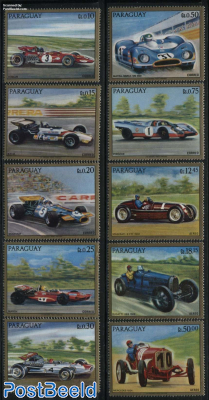 Racing cars 10v