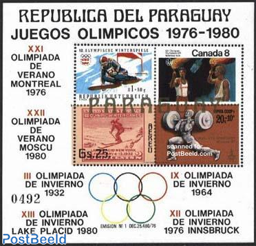 Olympic winners s/s, stamps