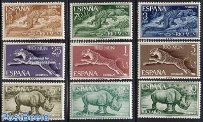 Definitives, animals 9v