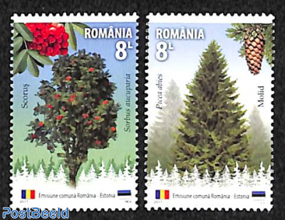 Trees 2v, joint issue Estonia