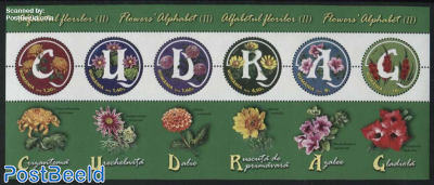 Flower Alphabet s/s