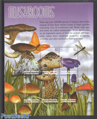 Mushrooms 6v m/s / Shaggy Mane