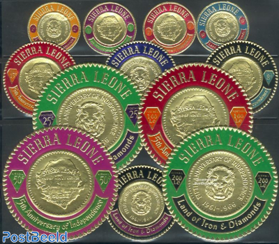 Golden coins 12v