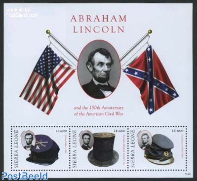 Abraham Lincoln 3v m/s