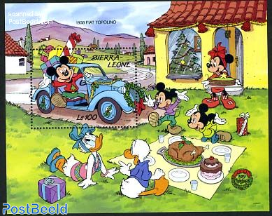Christmas s/s, Disney, Mickey & Fiat