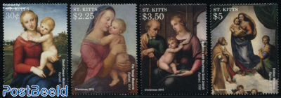 Christmas 4v, Raphael Paintings