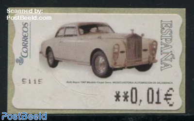 Automat stamp, Rolls Royce 1v
