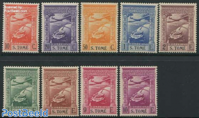 Airmail definitives 9v