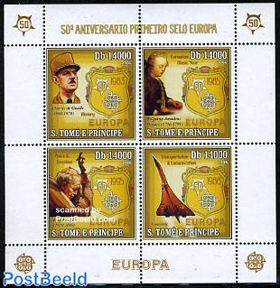 50 Years Europa stamps 4v m/s