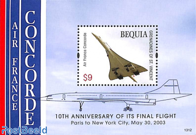 Bequia, Concorde final flight s/s
