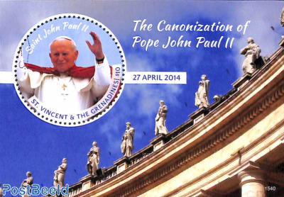 The Canonization of Pope John Paul II s/s
