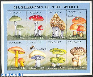 Mushrooms, insects 8v m/s, Amanita Phalloides