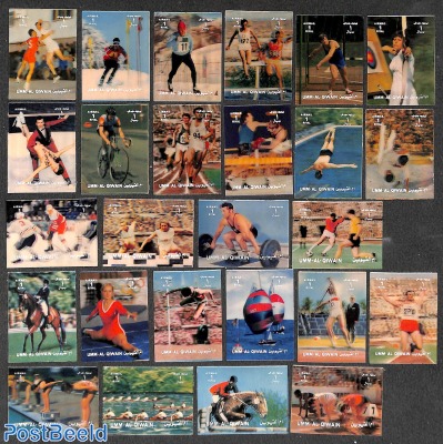 Olympic games 26v, 3-D stamps