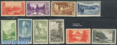 National parks 10v