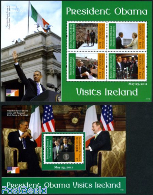 Mustique, Barack Obama visits Ireland 2 s/s