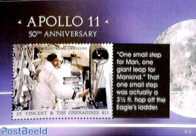 Apollo 11, 50th anniversary s/s
