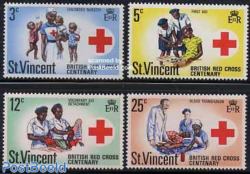 British Red Cross 4v