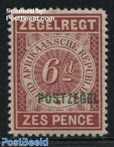 POSTZEGEL Overprint 1v