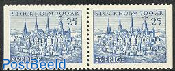 700 years Stockholm booklet pair