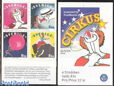 Europa, Circus, 4v in booklet